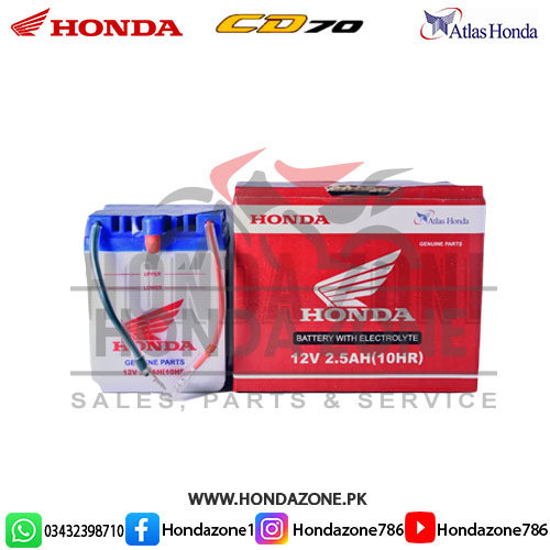 Battery 12V 3.25 Amp for CD 70 – Atlas Honda Motorcycle