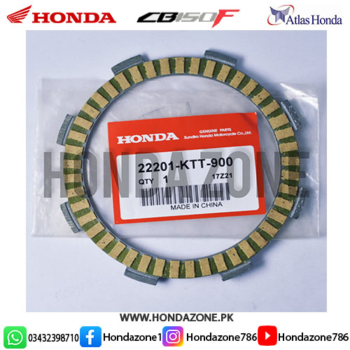 Clutch Friction Set for CB150F Genuine Atlas Honda.