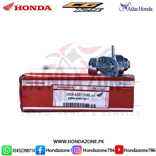 Fuel cock common type for Honda CD70, CG125, Pridor – Atlas Honda original