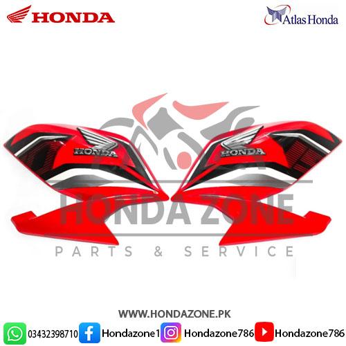 Red shroud set for Honda CB150F 2020 and 2021 models