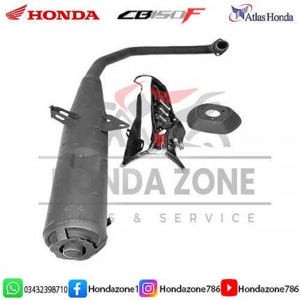 High-quality muffler/silencer for Honda CB150F – Ensures powerful sound and smooth exhaust performance