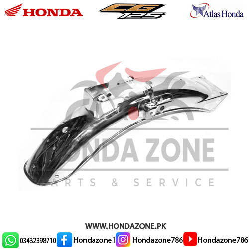 Rear Fender for Honda CG125 – Original Atlas Honda Mudguard for Rear Wheel Protection