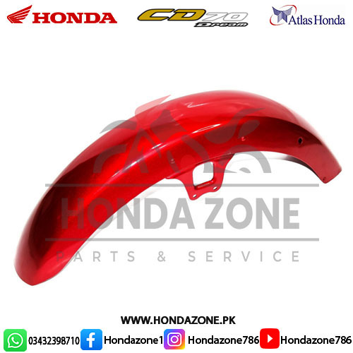 Red Front Mudguard for Honda CD70 Dream – Atlas Honda