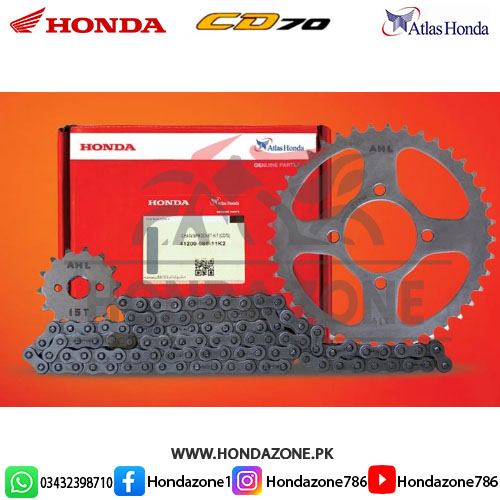 Chain Sprocket Kit CD70 by Atlas Honda