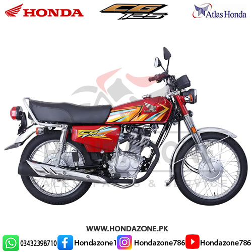 Honda CG125 2026 New Model by Atlas Honda Pakistan