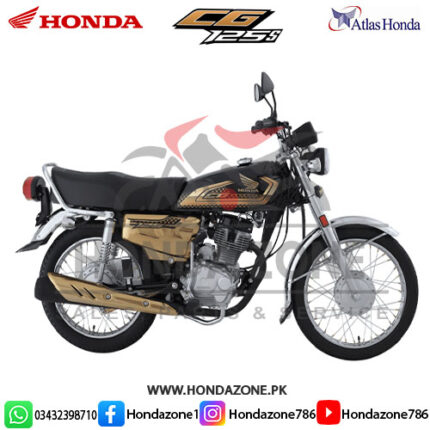 Honda CG125 Special Edition 2025 Gold Black – Atlas Honda Bike