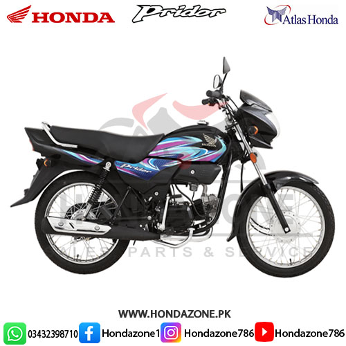 Honda Pridor 2025 Model – Black and Red Color with Modern Graphics