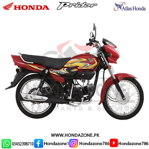 Honda Pridor 2026 Red Color – Atlas Honda Motorcycle