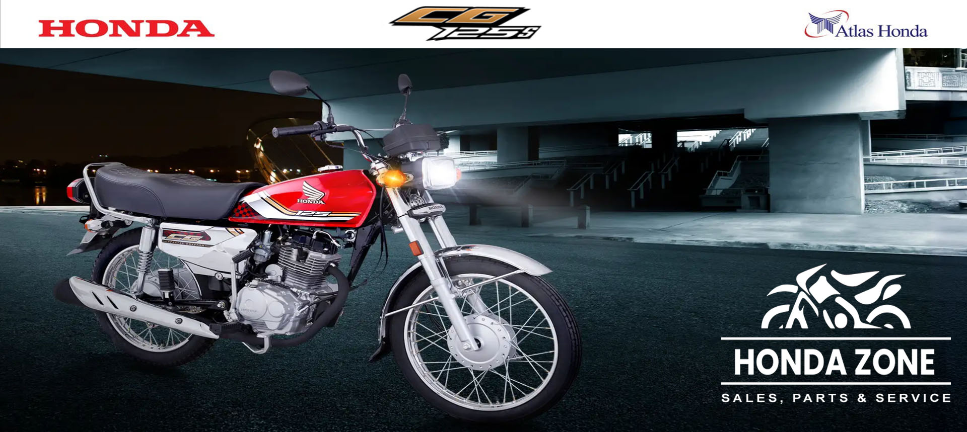 Honda CG125 Self Chrome 2026 motorcycle with premium chrome edition.