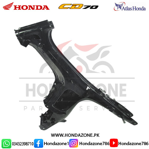 Genuine Atlas Honda Chassis for CD70 – Durable, high-quality frame for a perfect fit and long-lasting performance.