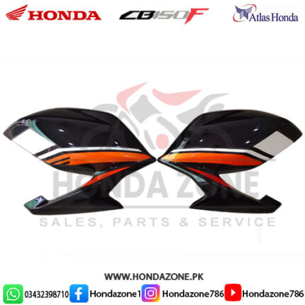 Black shroud set for Honda CB150F 2022 model