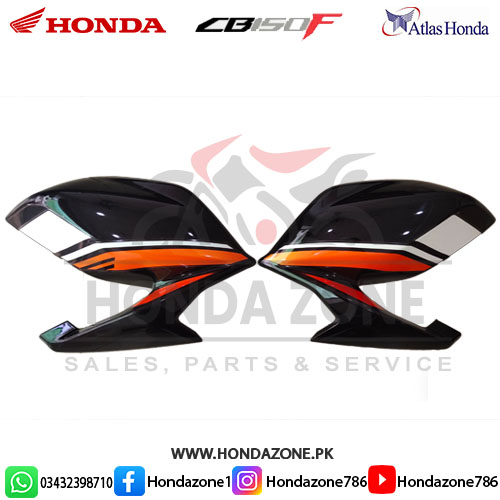 Black shroud set for Honda CB150F 2022 model