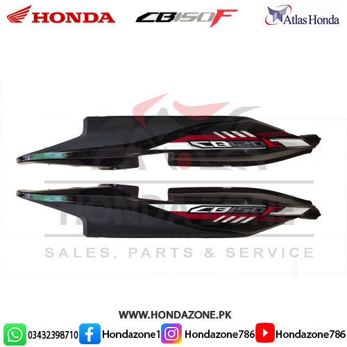 Black seat cowl for Honda CB150F 2023 to 2025 model