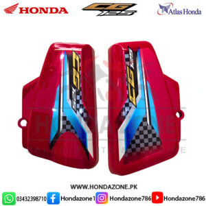 Red side cover for Honda CG125 2024 model motorcycle body panel