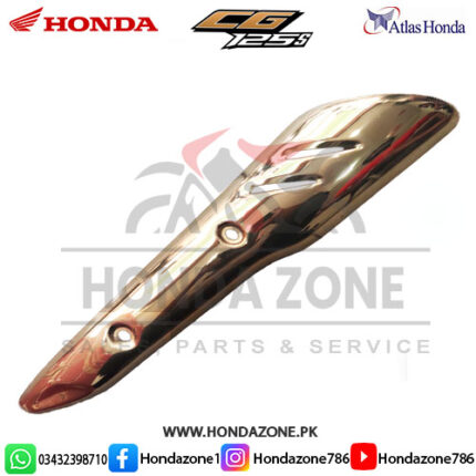 Golden exhaust cover (show pati) for Honda CG125 Self – premium silencer guard accessory with heat-resistant finish