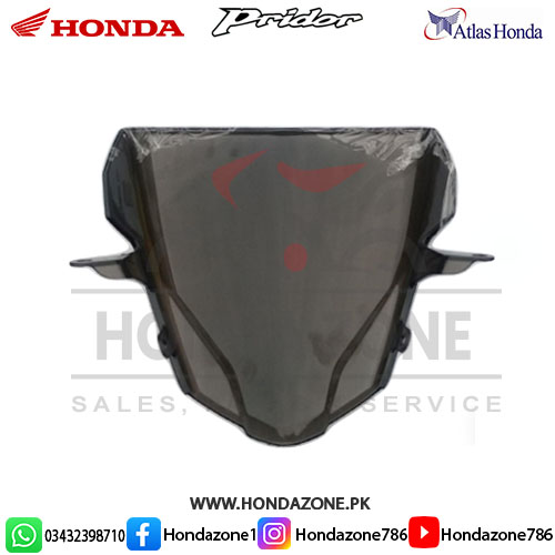 Transparent visor shield for Honda Pridor – scratch-resistant, durable, clear wind deflector