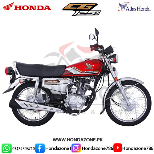 Honda CG125 Chrome Edition 2026 with shiny silver design