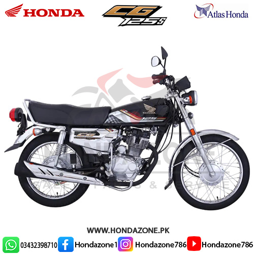 Honda CG125 Self Chrome 2026 in premium chrome finish.