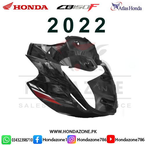 Front Cowl Visor for Honda CB150F Red 2022 genuine part