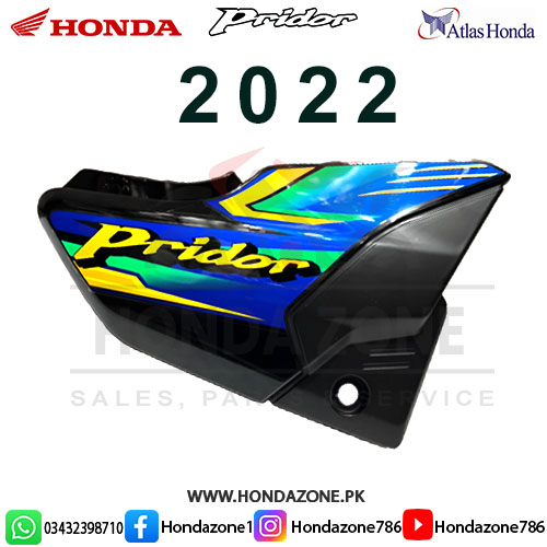 Side Cover Set for Honda Pridor Black 2022 – Genuine Parts Genuine Side Cover Set for Honda Pridor Black 2022