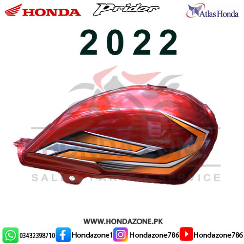 Fuel Tank & Side Cover Set for Honda Pridor 2022 Red