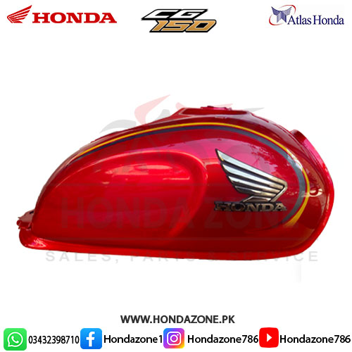 Fuel Tank Red for Honda CG150 2025–26 Genuine