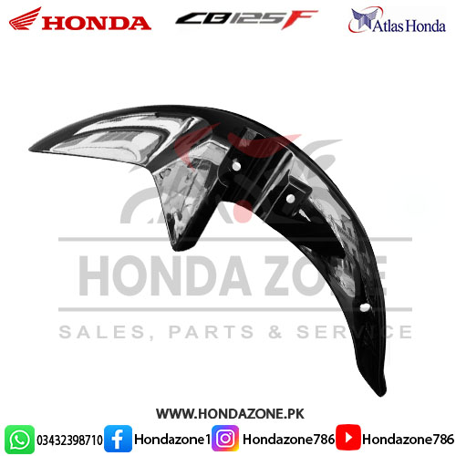 Front Fender Black for Honda CB125F – Genuine Atlas Honda mudguard