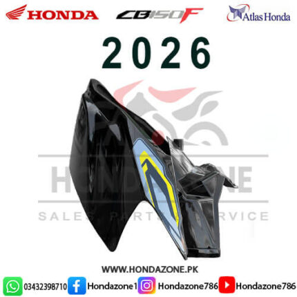 Front Cowl Visor for Honda CB150F Black 2026 – Genuine Atlas Honda wind visor