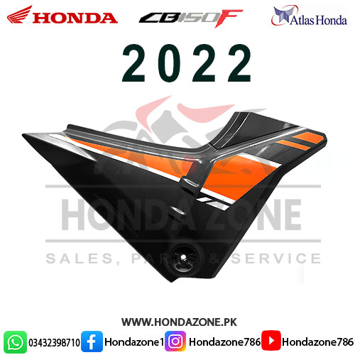 Side Cover Set for Honda CB150F Black 2022 – Genuine Atlas Honda body panels