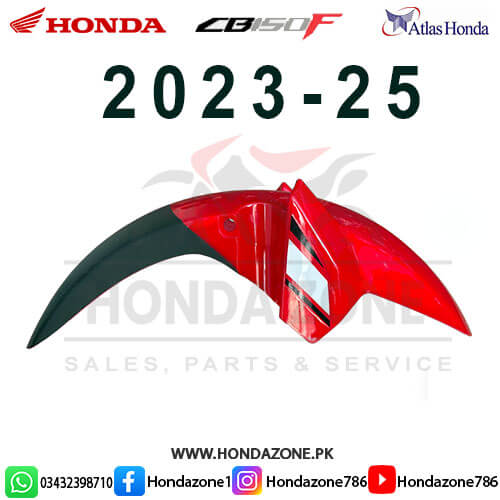 Front Fender for Honda CB150F Red 2023–2025 – Genuine Atlas Honda mudguard