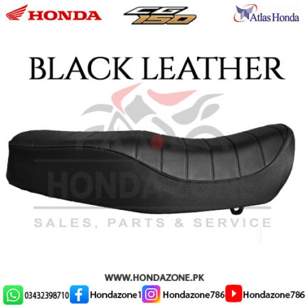 Seat Complete for Honda CG150 Black Leather – Genuine Atlas Honda seat