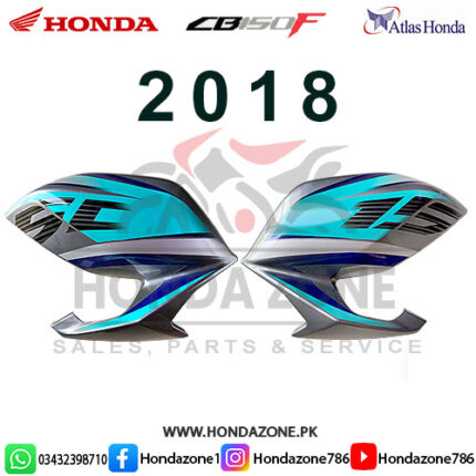 Shroud Set for Honda CB150F 2018 Silver – Genuine Atlas Honda fuel tank side panels