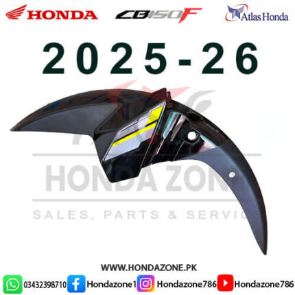 Front Fender for Honda CB150F Black 2025–26 – Genuine Atlas Honda front mudguard