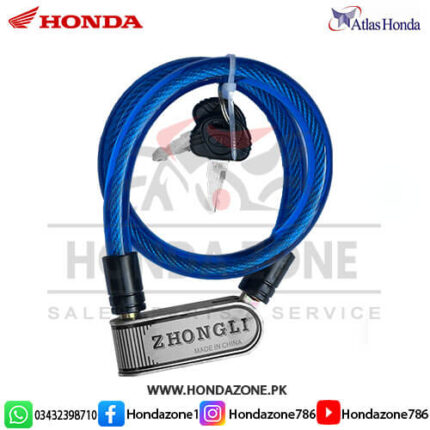 Wire Lock Zongli for Helmet & Bike – Heavy-duty security cable lock