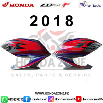 Shroud Set for Honda CB150F 2018 Silver – Genuine Atlas Honda fuel tank side panels