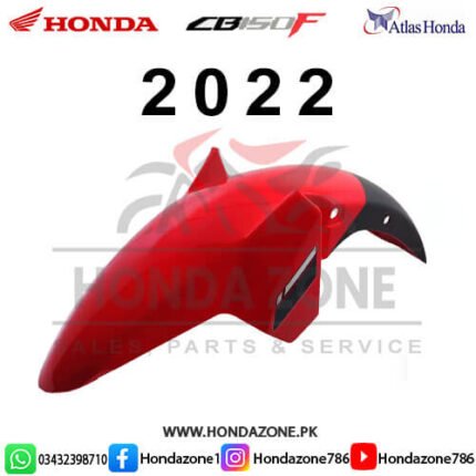 Front Fender Red for Honda CB150F 2022 – Genuine Atlas Honda front mudguard