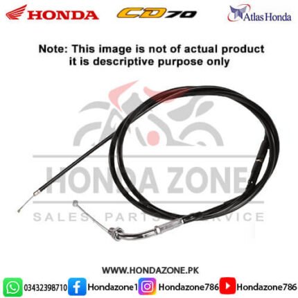 Accelerator Cable for Honda CD70 New Model – Genuine Atlas Honda throttle cable