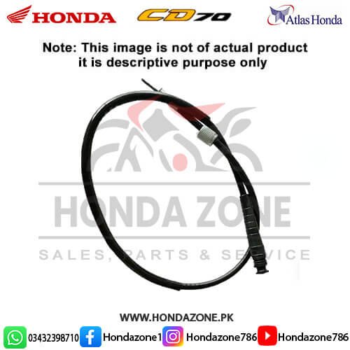 Meter Cable for Honda CD70 Euro New Model – Genuine Atlas Honda speedometer cable