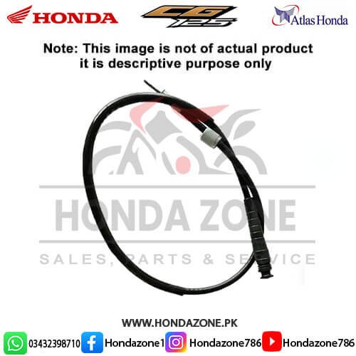 Meter Cable for Honda CG125 Euro New Model – Genuine Atlas Honda speedometer cable