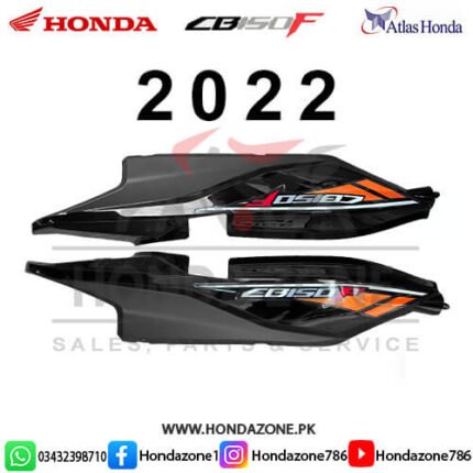 Seat Cowl Set for Honda CB150F 2022 Black – Genuine Atlas Honda rear seat body panels