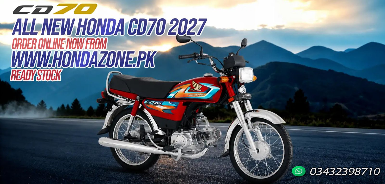 Honda CD70 2027 launch in Pakistan