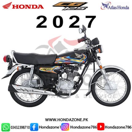 Honda CG125 2027 Model – Reliable 125cc Motorcycle by Atlas Honda
