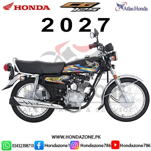 Honda CG125 2027 Honda CG125 2027 Model – Reliable 125cc Motorcycle by Atlas Honda